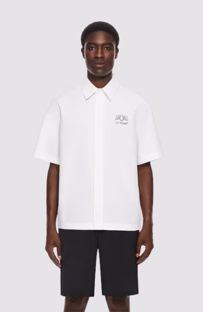 Offline Half Arr Popl Slim Bowling Shirt
