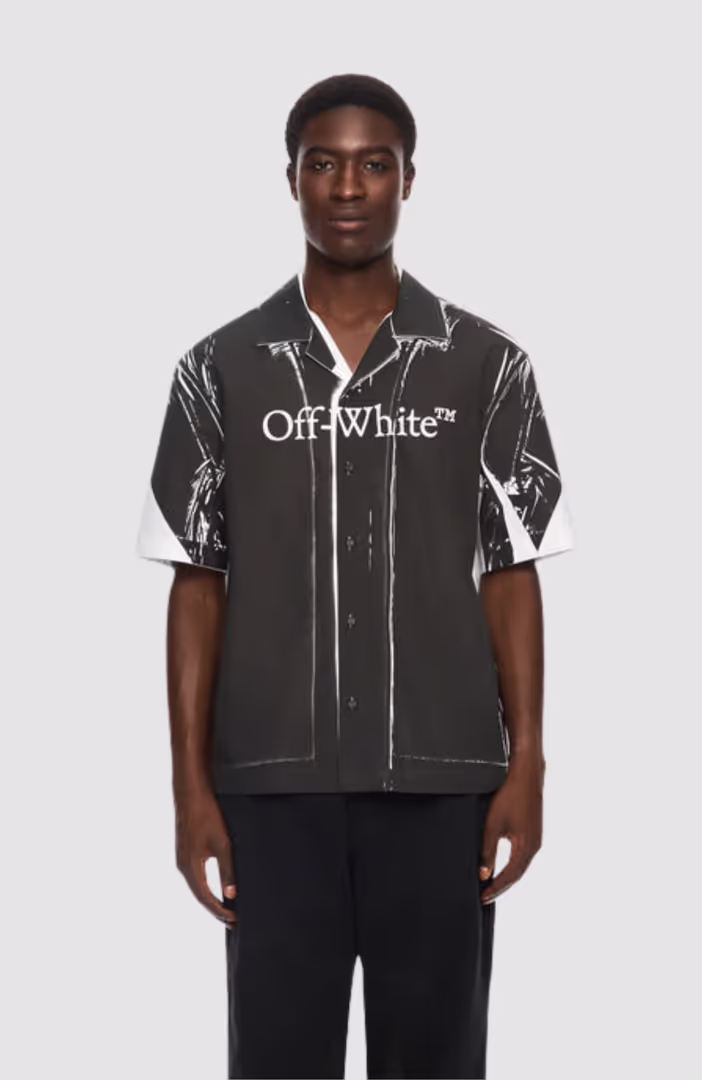 Negative Big Bookish Popl Bowling Shirt