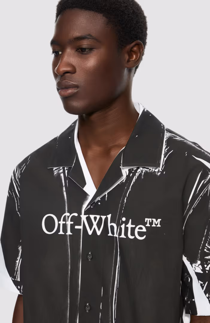 Negative Big Bookish Popl Bowling Shirt
