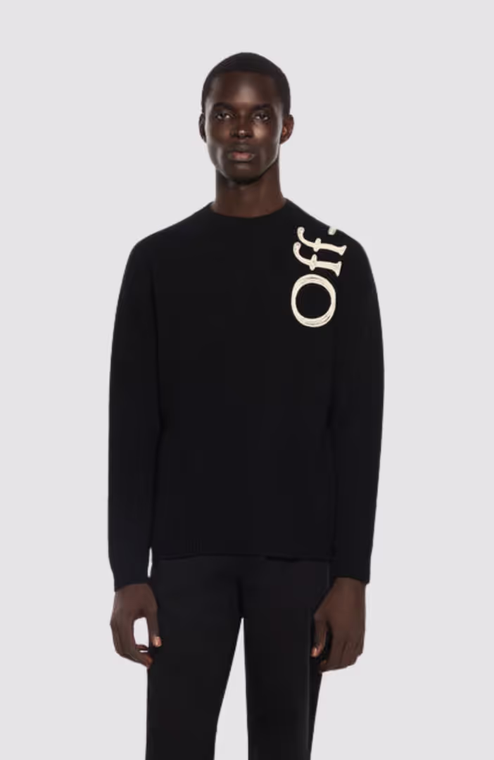 Vertical Bookish Knit Crewneck