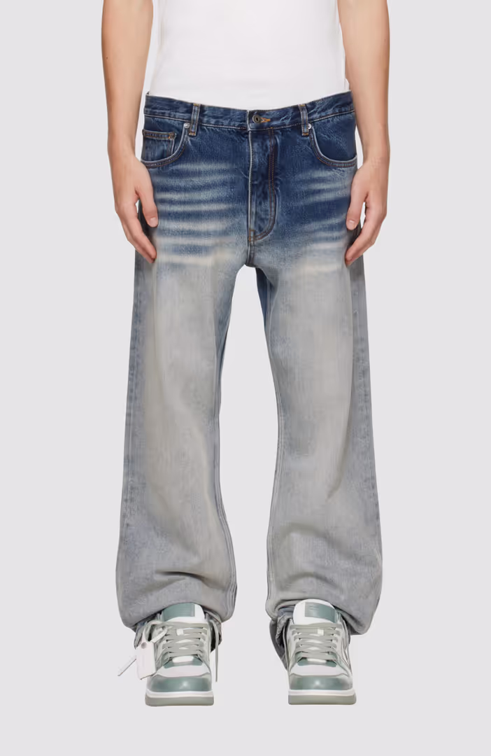Half Arrow Slim Relax Jeans