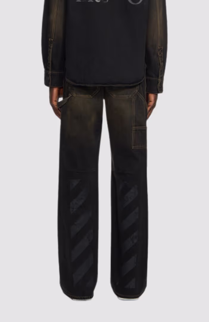 Half Arrow Flare Carpenter Jeans