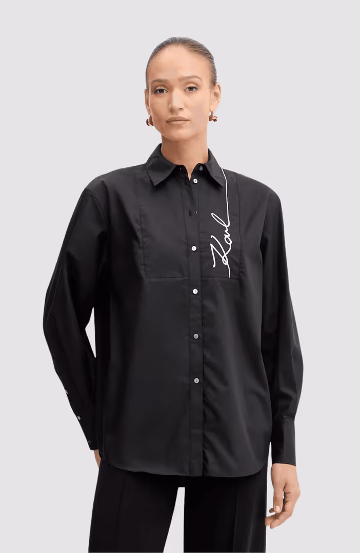 Signature Bib Poplin Shirt