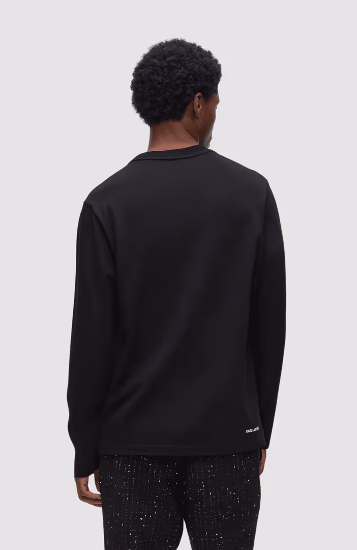 Ls T-Shirt W/ Logo Patch