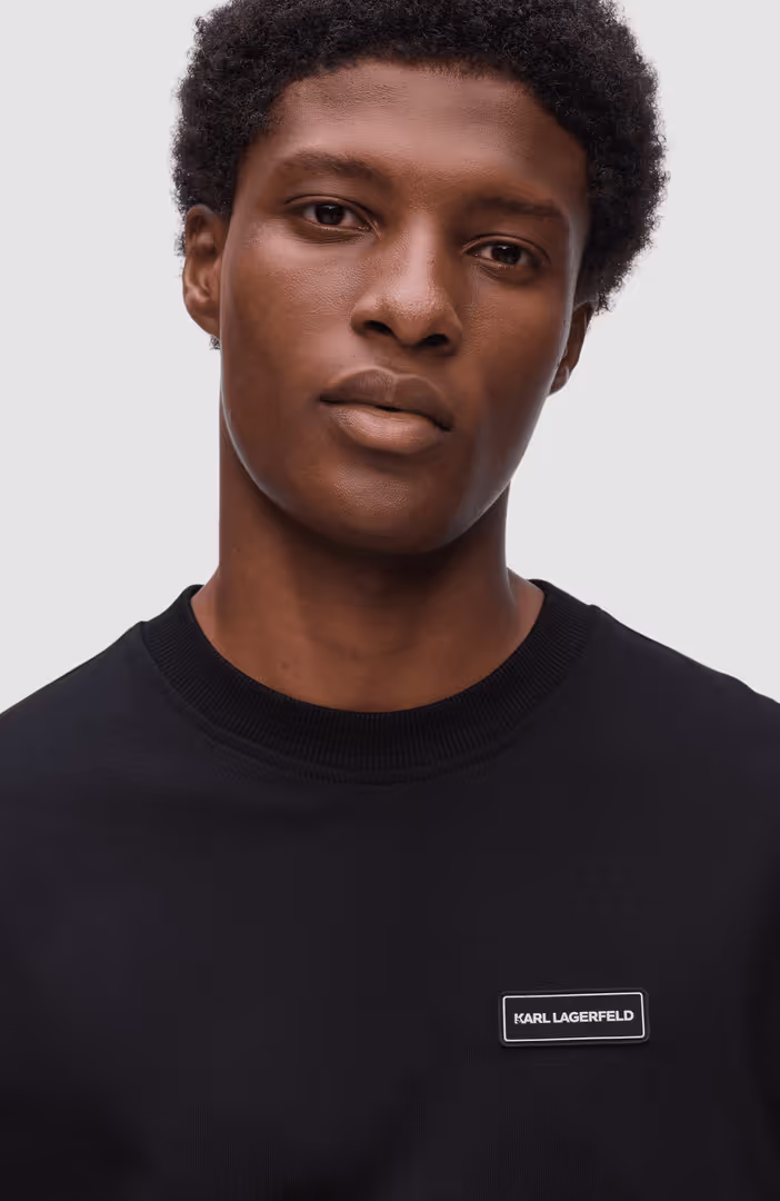 Ls T-Shirt W/ Logo Patch