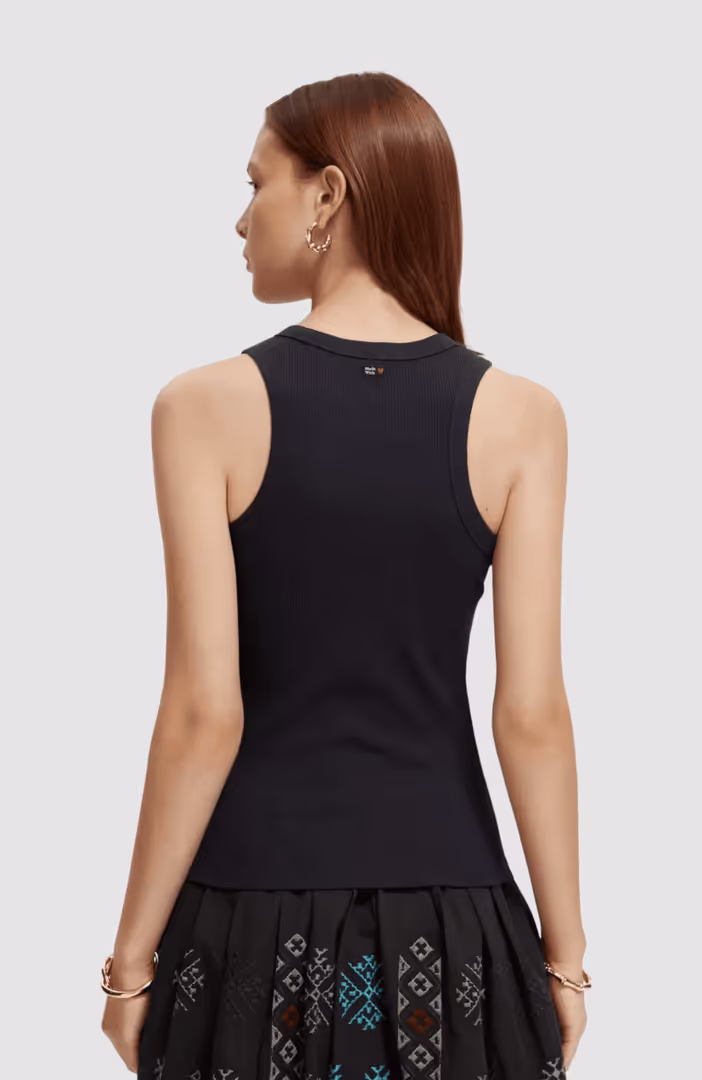 Cotton in conversion racer tank