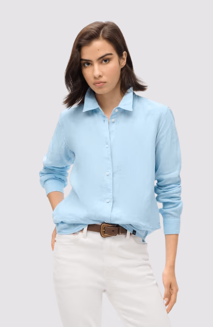 Casual Linen Boyfriend Shirt