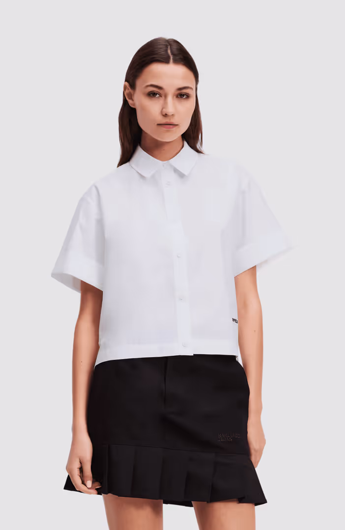Klj Boxy Poplin Blouse