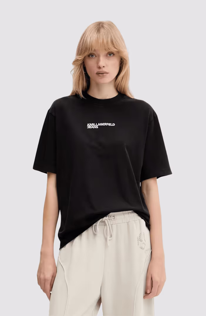 Klj Reg Washed Logo Tee