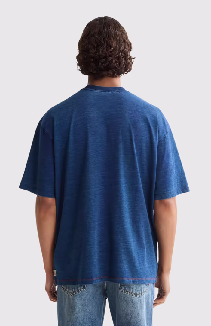 Washed 1 Pocket Indigo T-Shirt