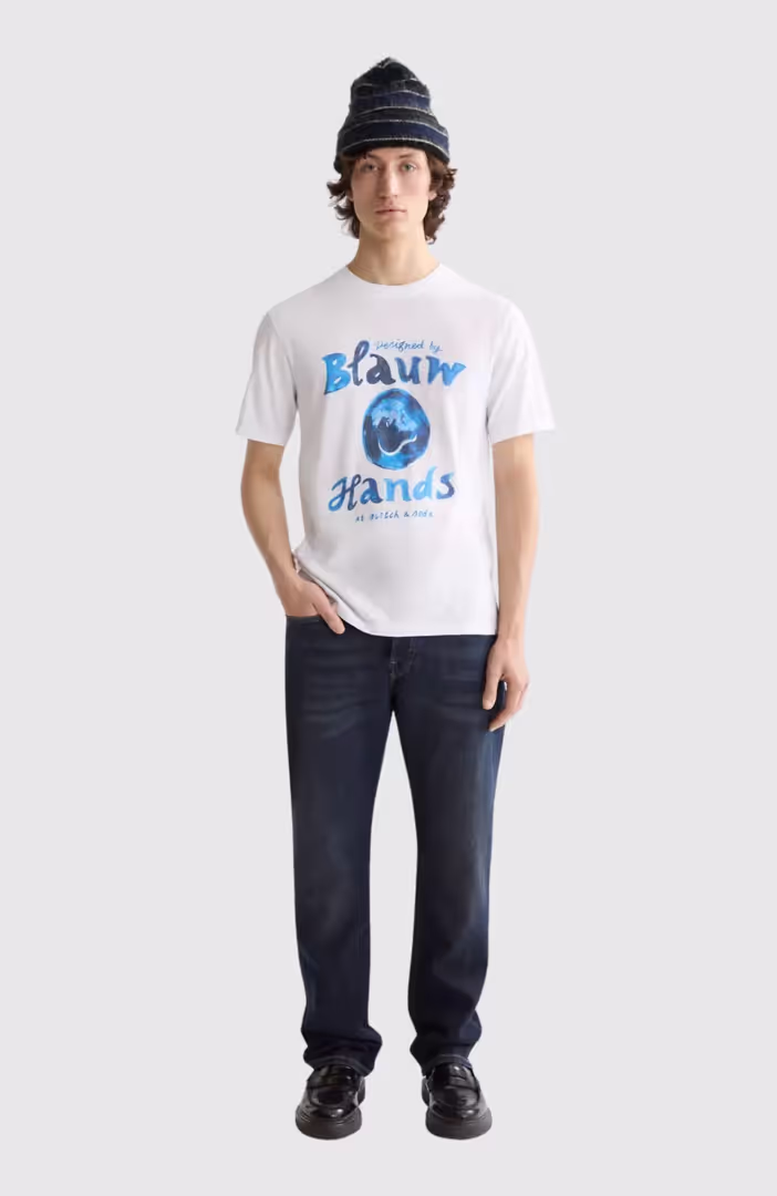 Denim Artwork T-Shirt