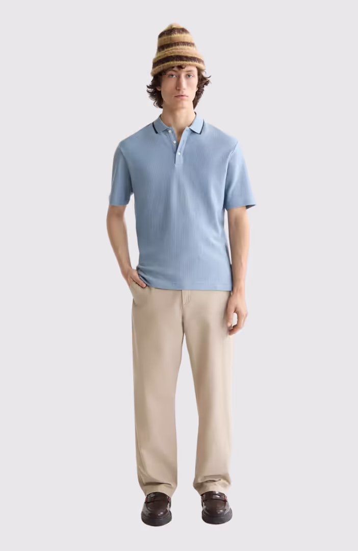 Relaxed-Fit Structured Polo