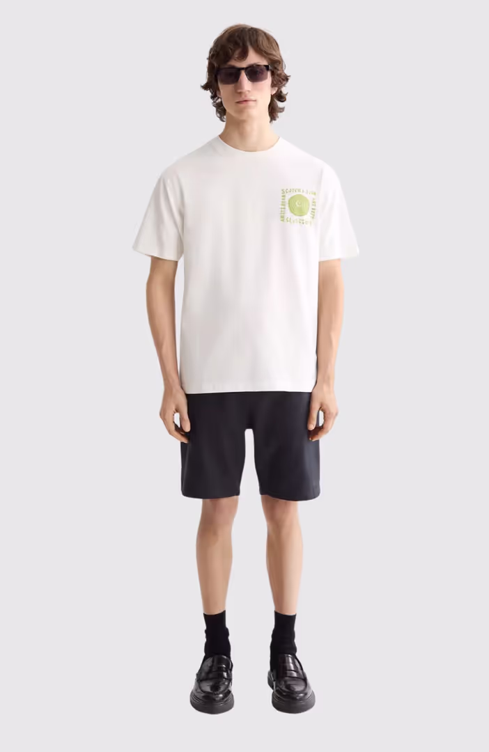 Relaxed-Fit Washed Artwork T-Shirt