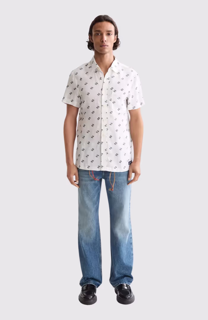 Regular-Fit All-Over Printed Shirt