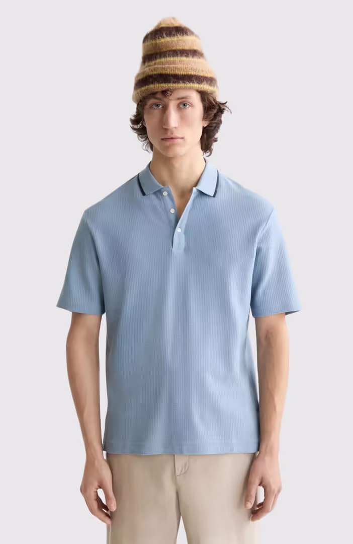 Relaxed-Fit Structured Polo
