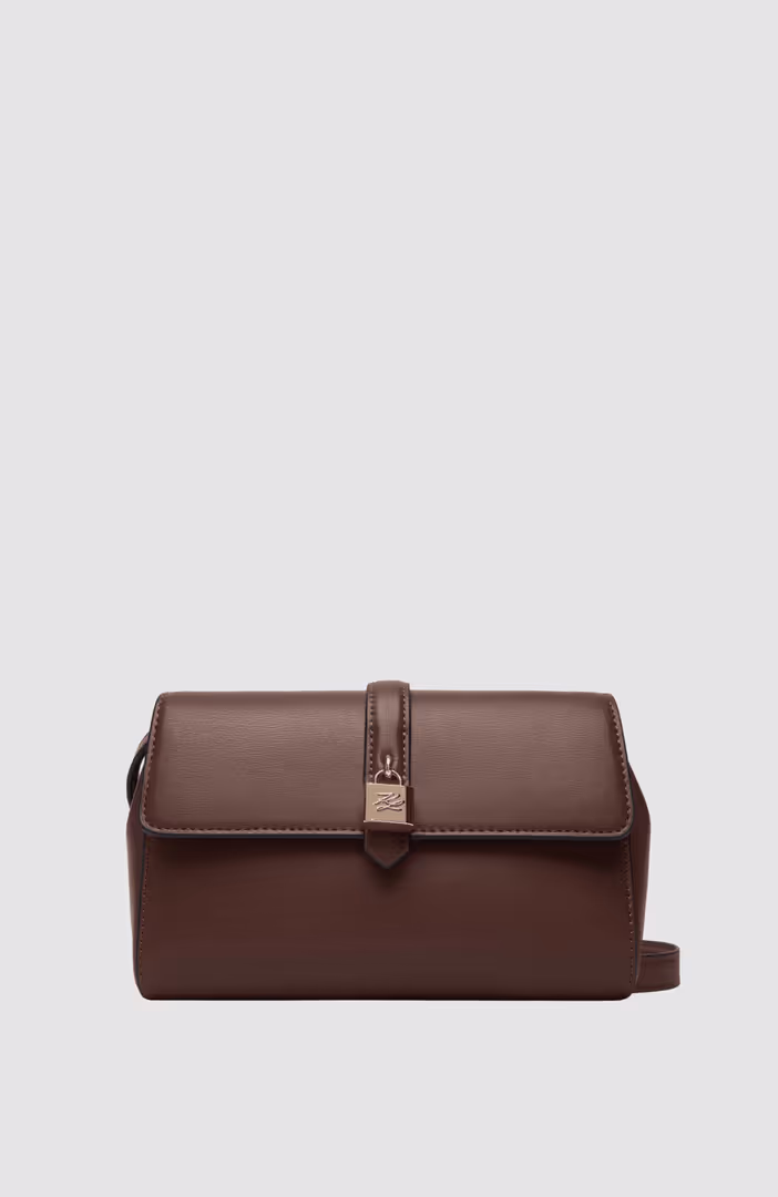 K/Autograph Padlock Sm Flap Cb