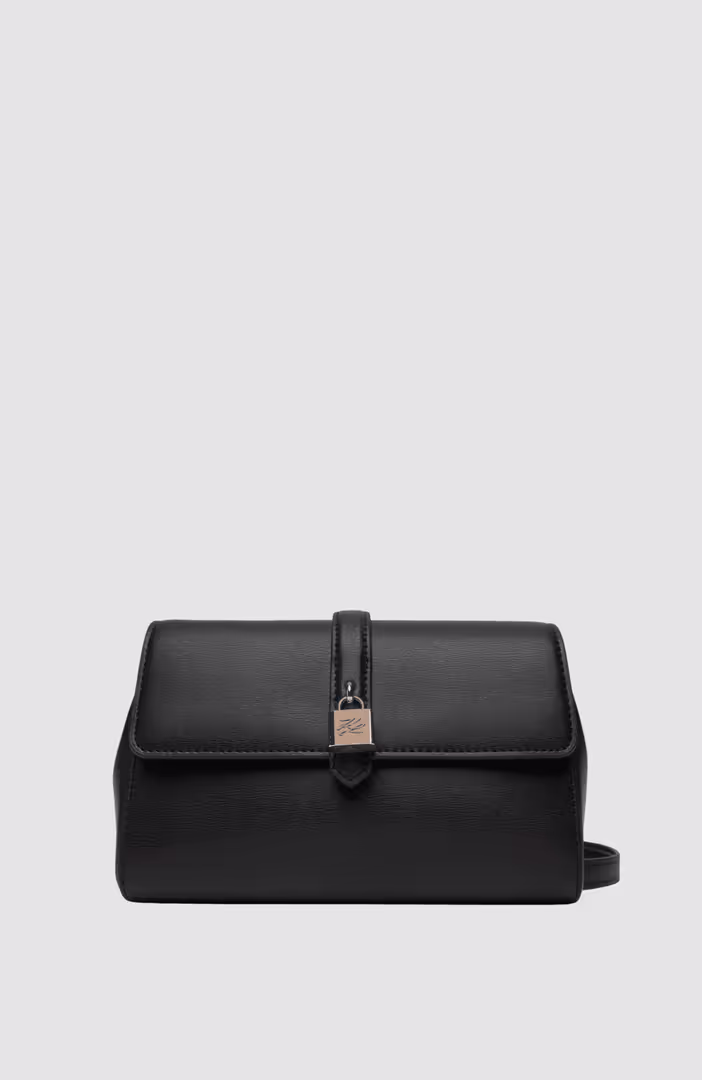 K/Autograph Padlock Sm Flap Cb