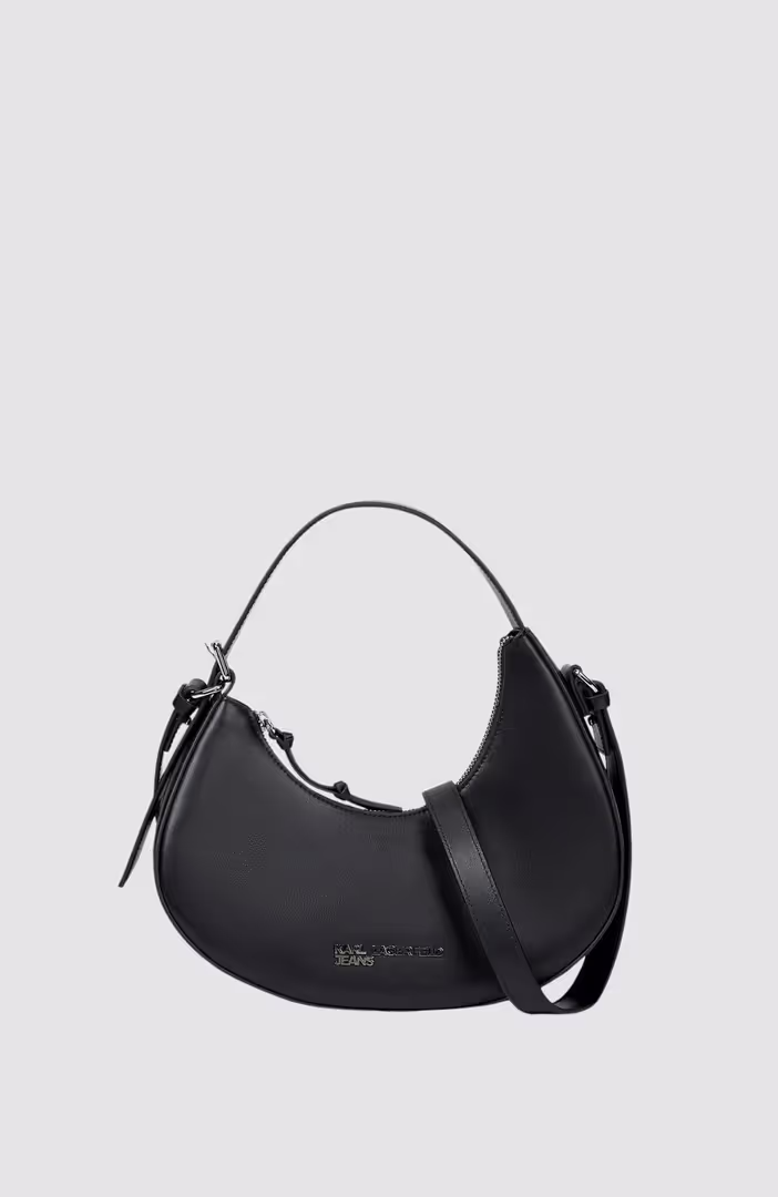 Klj Rounded Leather Top Handle