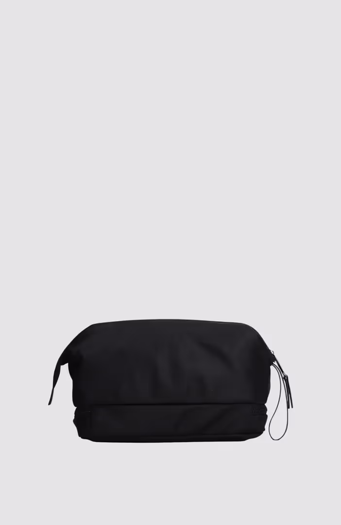 Curved Logo Beauty Pouch