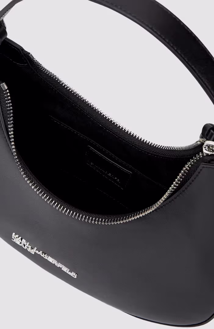 Klj Rounded Leather Top Handle