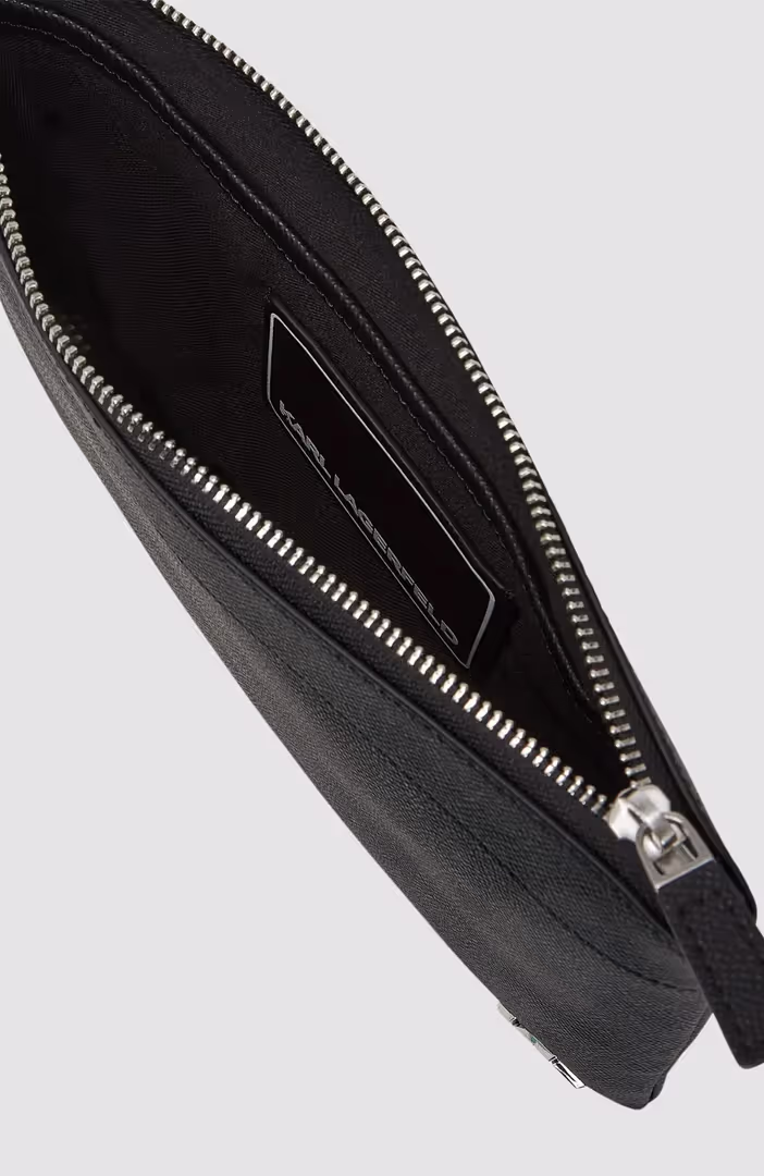 K/Monogram Leather Pouch