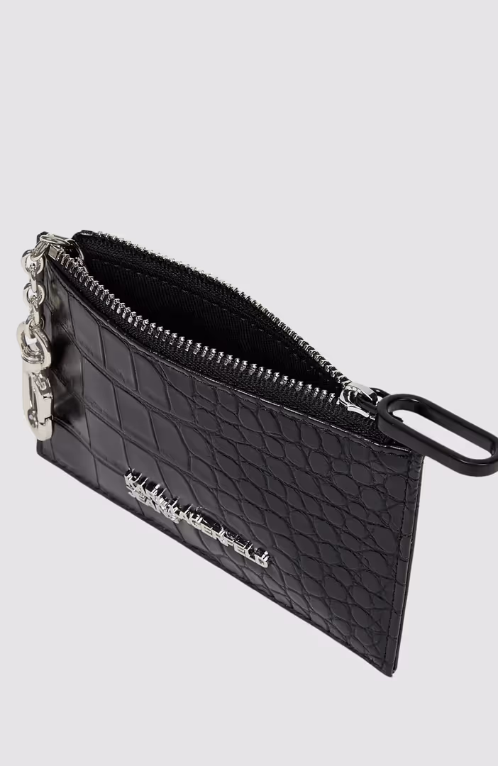 KLJ Logo Chain Cardholder Croc