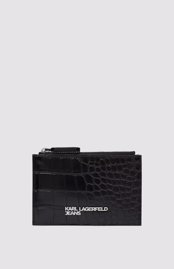 KLJ Logo Chain Cardholder Croc