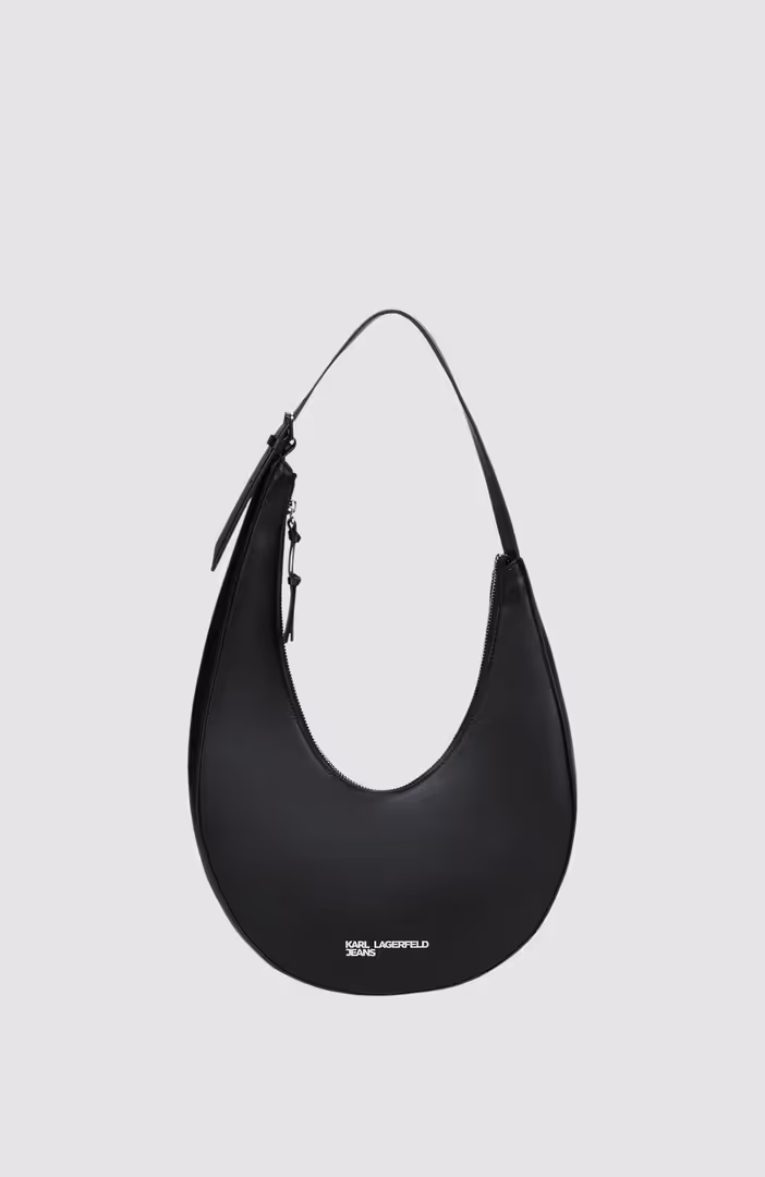 Klj Rounded Leather Hobo