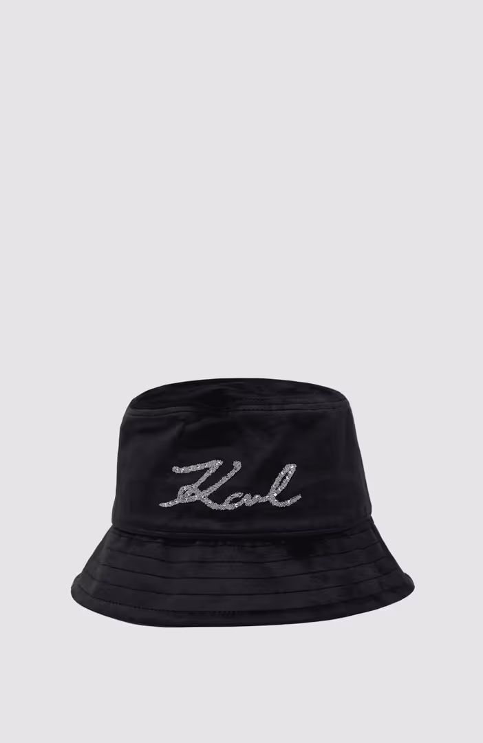 K/Signature Velvet Buckethat
