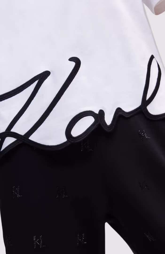 Karl Signature Hem T-Shirt