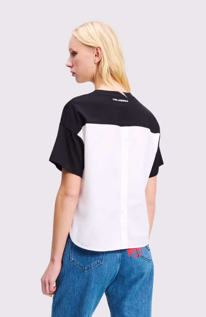 Ikon Fabric Mix Tshirt