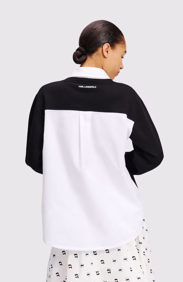 Ikon Fabric Mix Sweatshirt