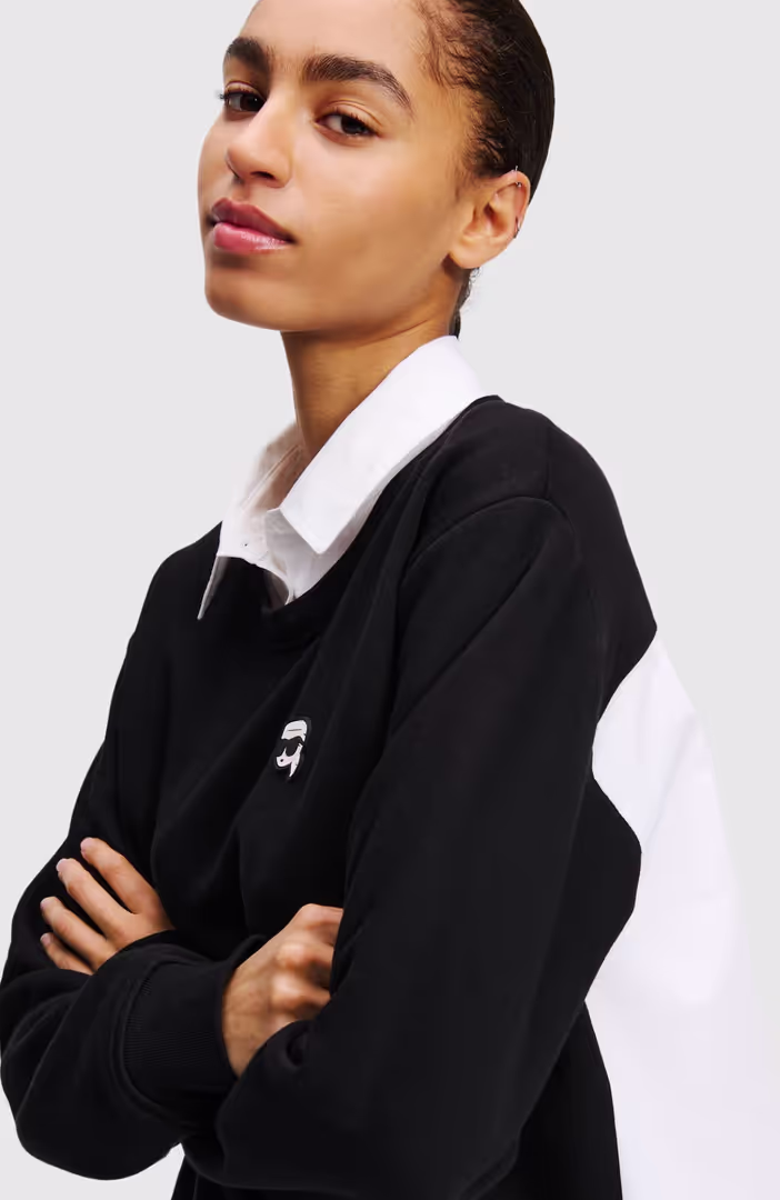 Ikon Fabric Mix Sweatshirt