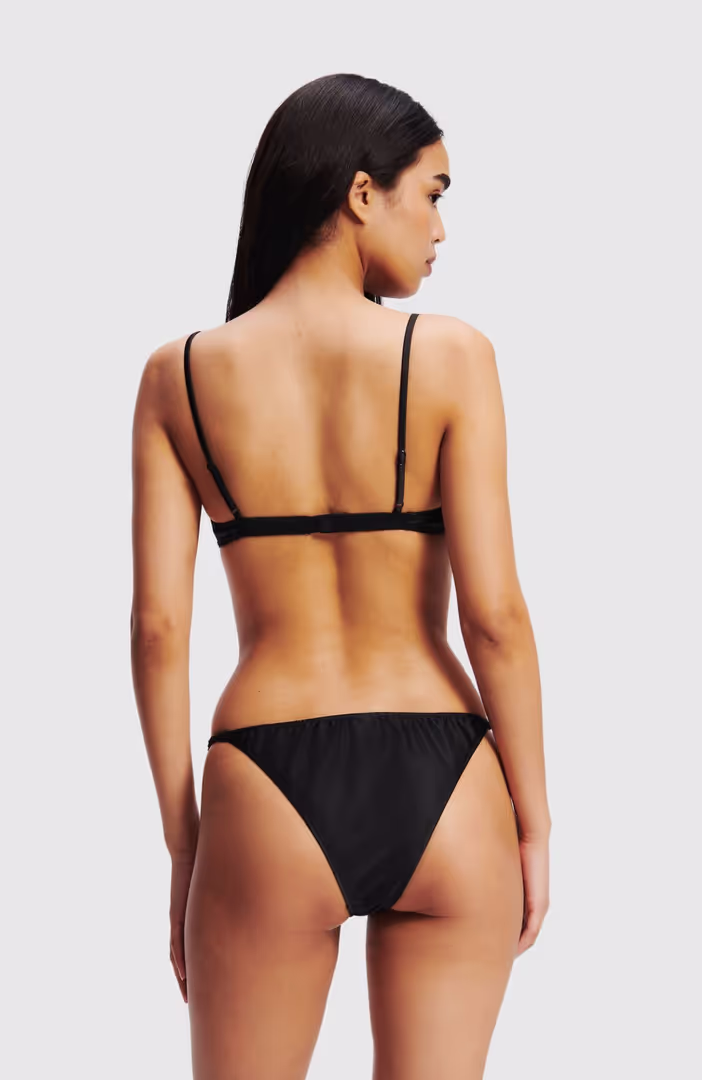 Essential Logo Satin Thong
