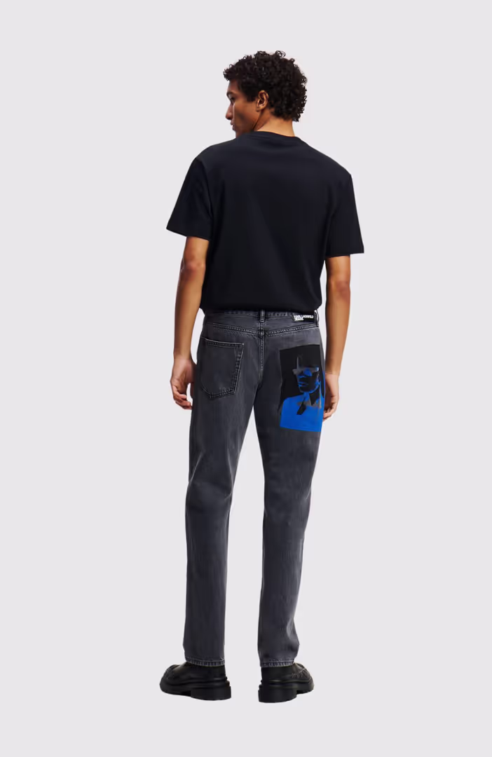 Klj Straight Printed Denim