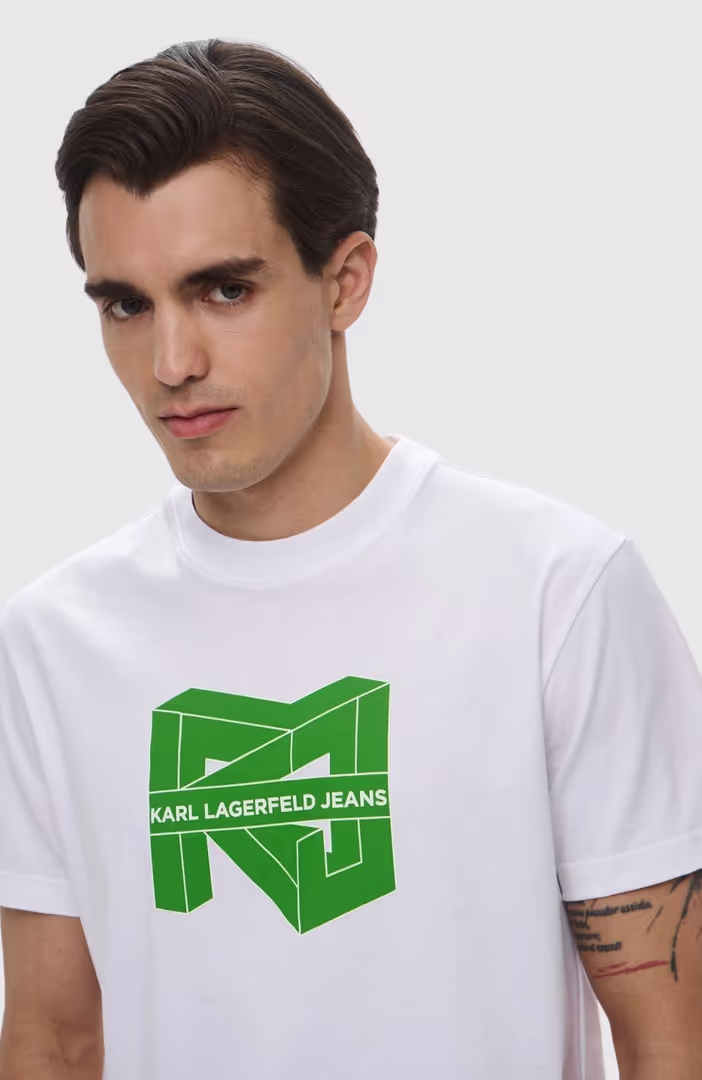 Klj Reg Ss Cube Logo Tee