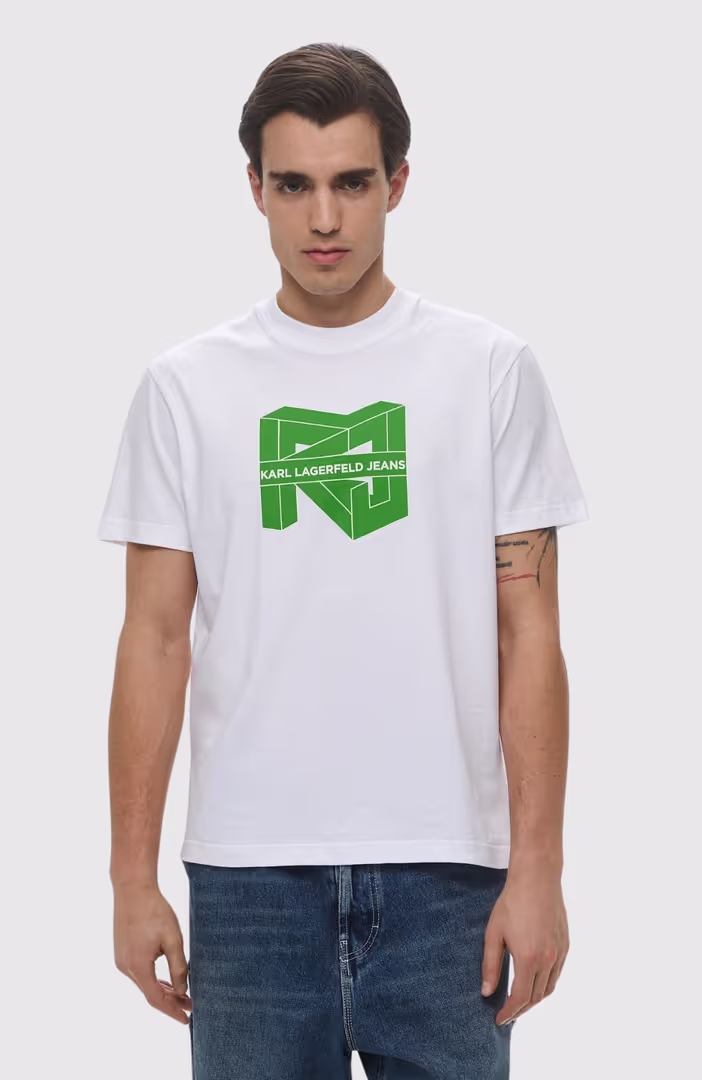 Klj Reg Ss Cube Logo Tee