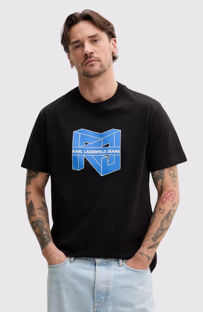 Klj Reg Ss Cube Logo Tee