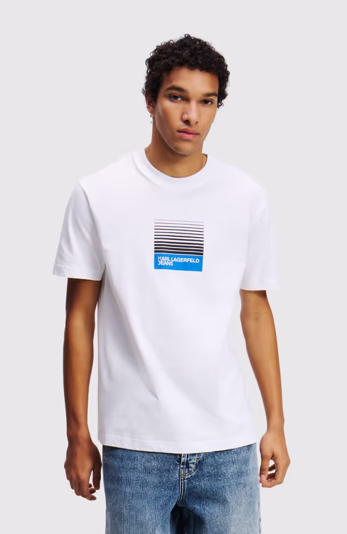 Klj Reg Box Fade Logo Tee