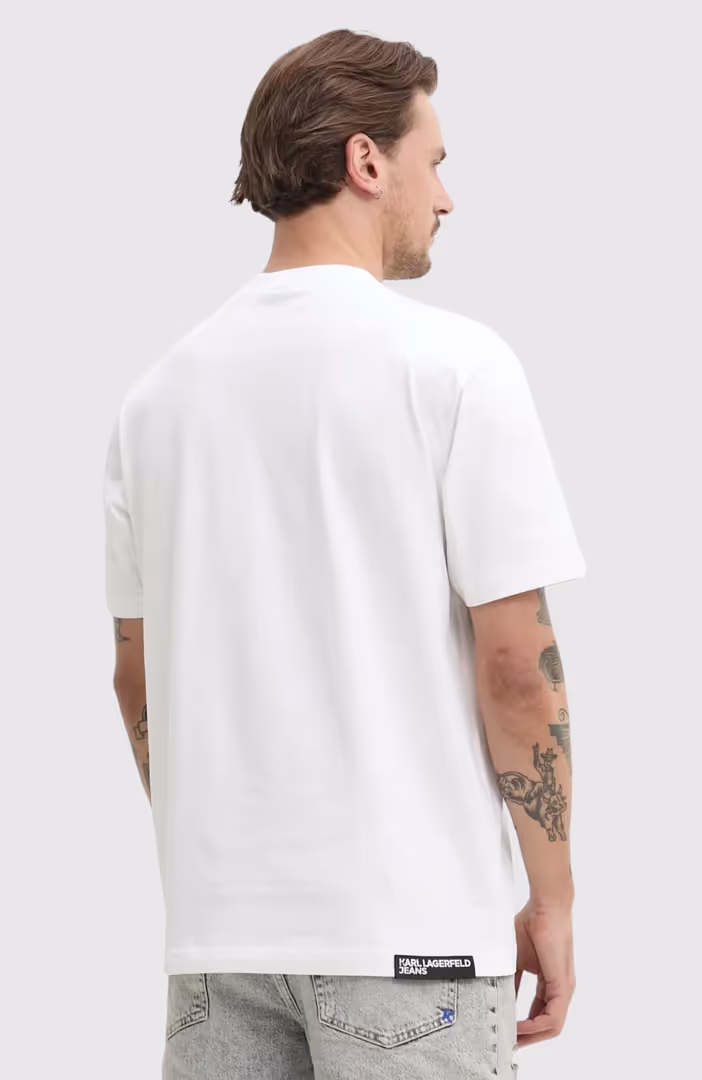 Klj Ss Relaxed Monogram Tee
