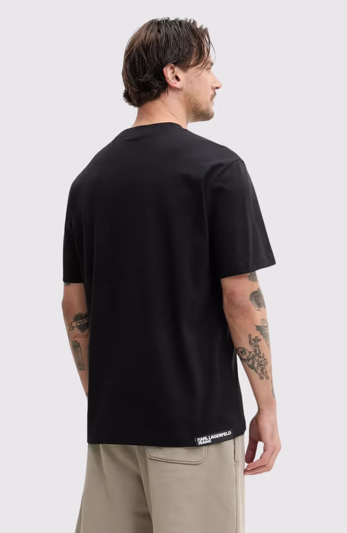 Klj Ss Relaxed Monogram Tee
