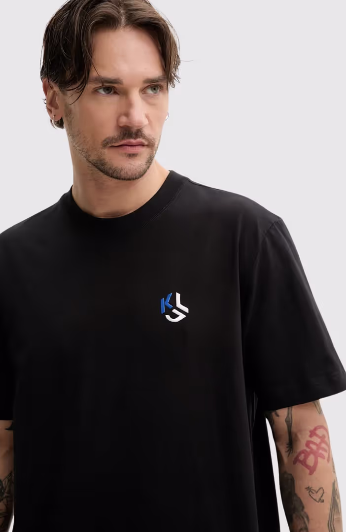 Klj Ss Relaxed Monogram Tee