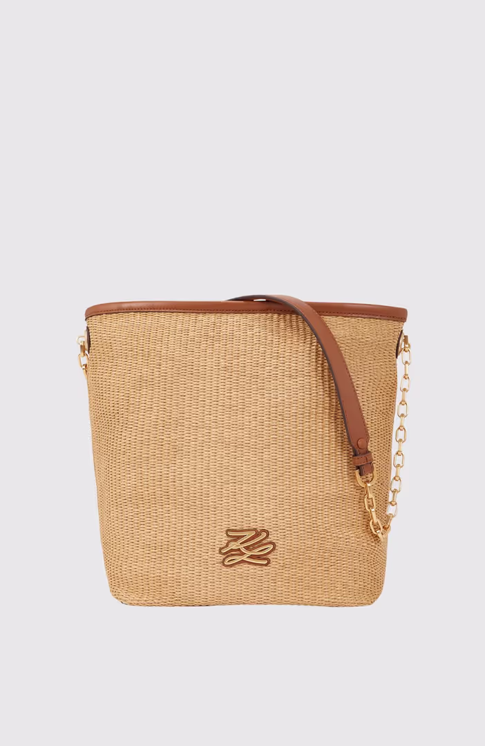 K/Autograph Md Bucket Raffia