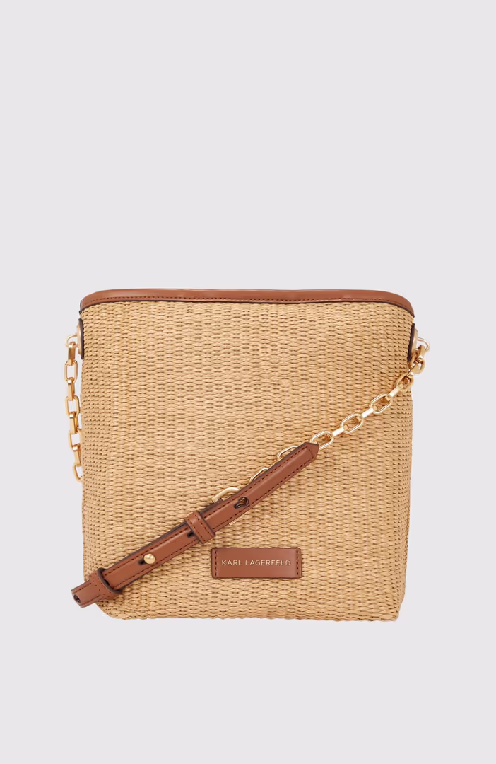 K/Autograph Sm Bucket Raffia