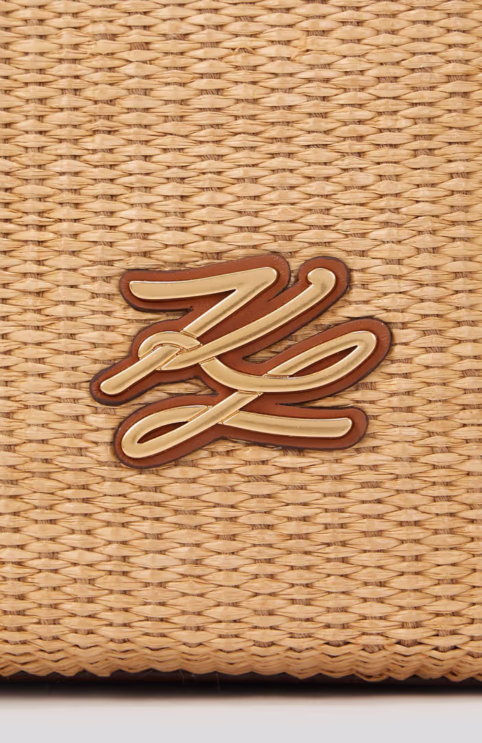 K/Autograph Sm Bucket Raffia