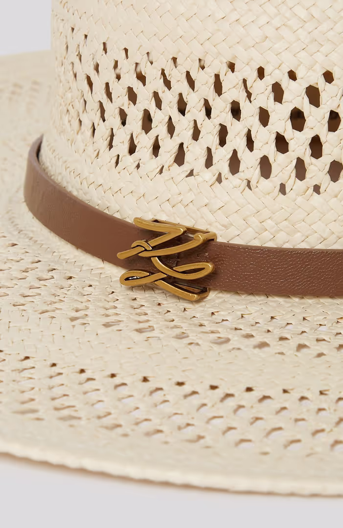 K/Autograph Belt Straw Hat