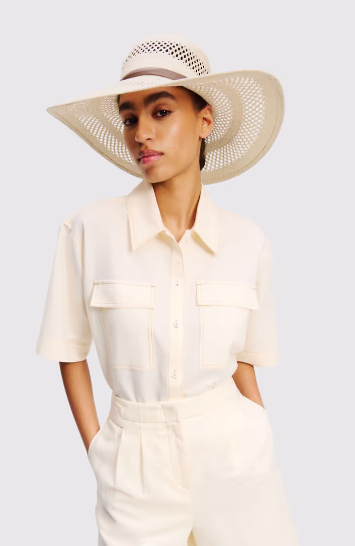 K/Autograph Belt Straw Hat