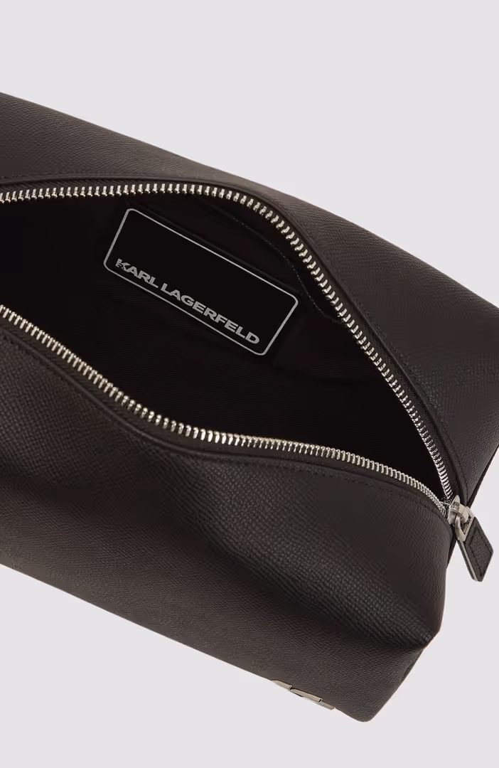 K/Monogram Leather Washbag