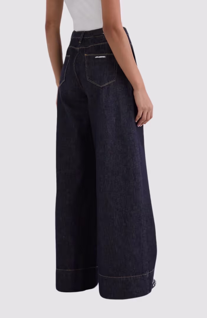 Fashion Wide Leg Denim