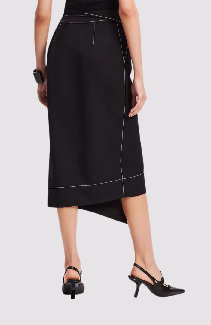 Contrast Stitch Skirt